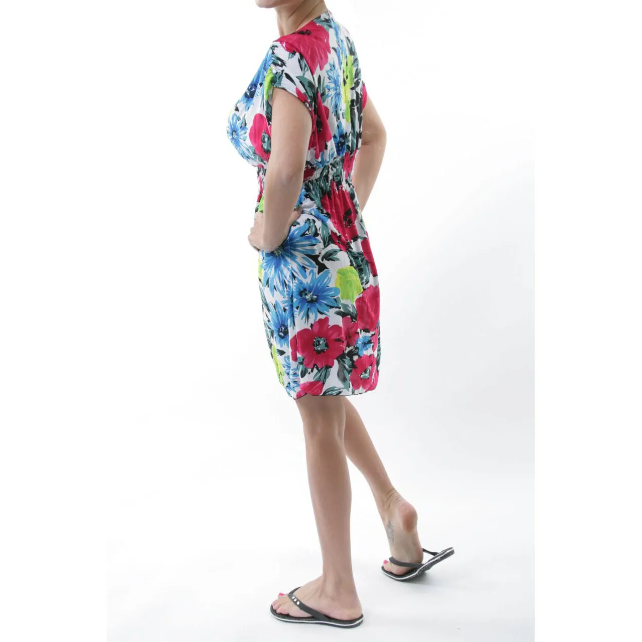 Tropical Print Sundress