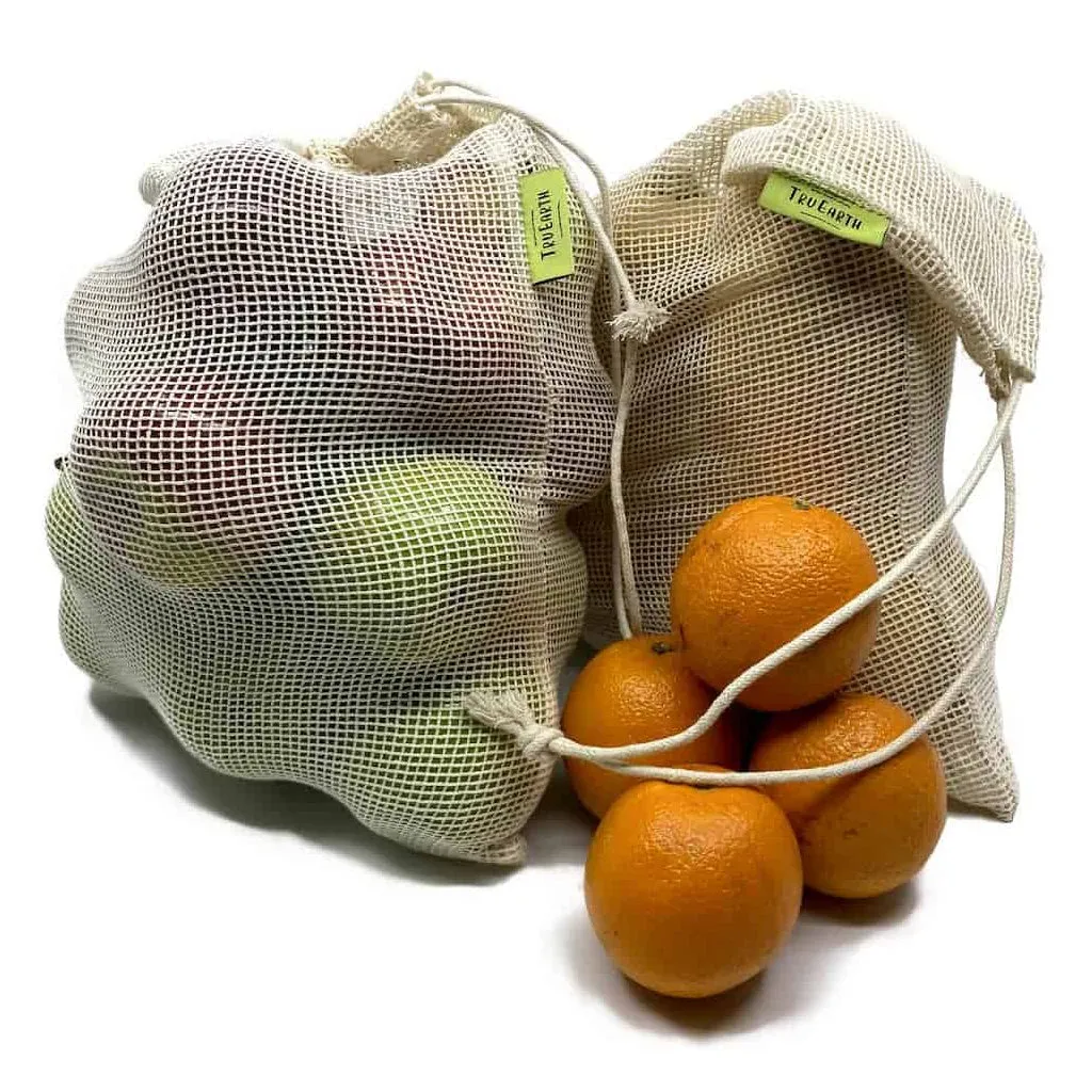 Tru Earth - Reusable Cotton Mesh Produce Bags