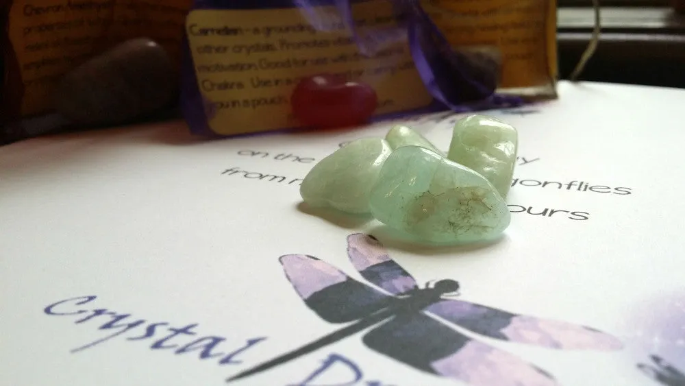 Tumbled Aquamarine - Stone of Courage and Protection, Calms Phobias & Fears