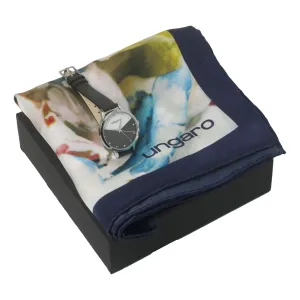 Ungaro UPLN818D-Set Aurelia (watch & silk scarf)