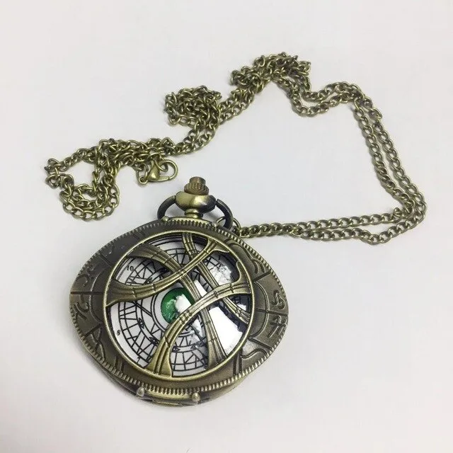 Unique Smooth Steampunk Pocket Watch Men With Fob Nacklace Chain Fashion Quartz Watches Mens Womens Gift reloj de bolsillo