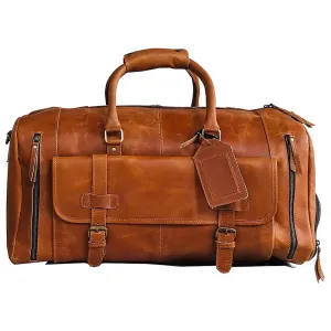 Vagabond Buffalo Leather Duffel
