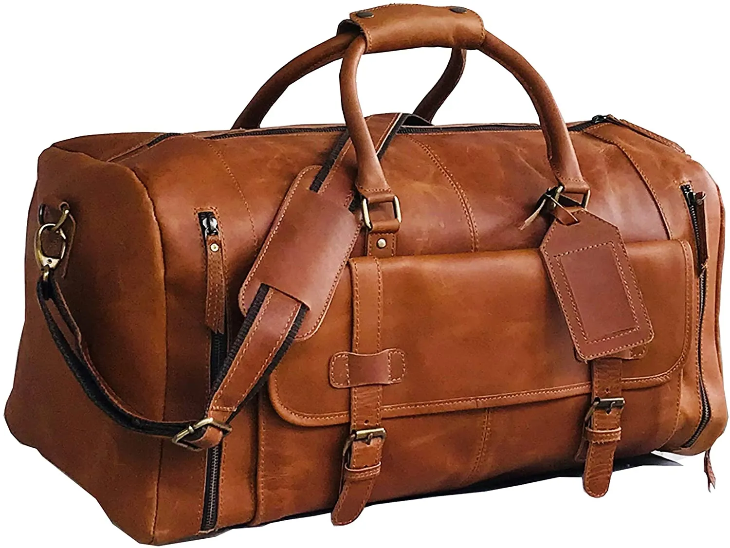 Vagabond Buffalo Leather Duffel