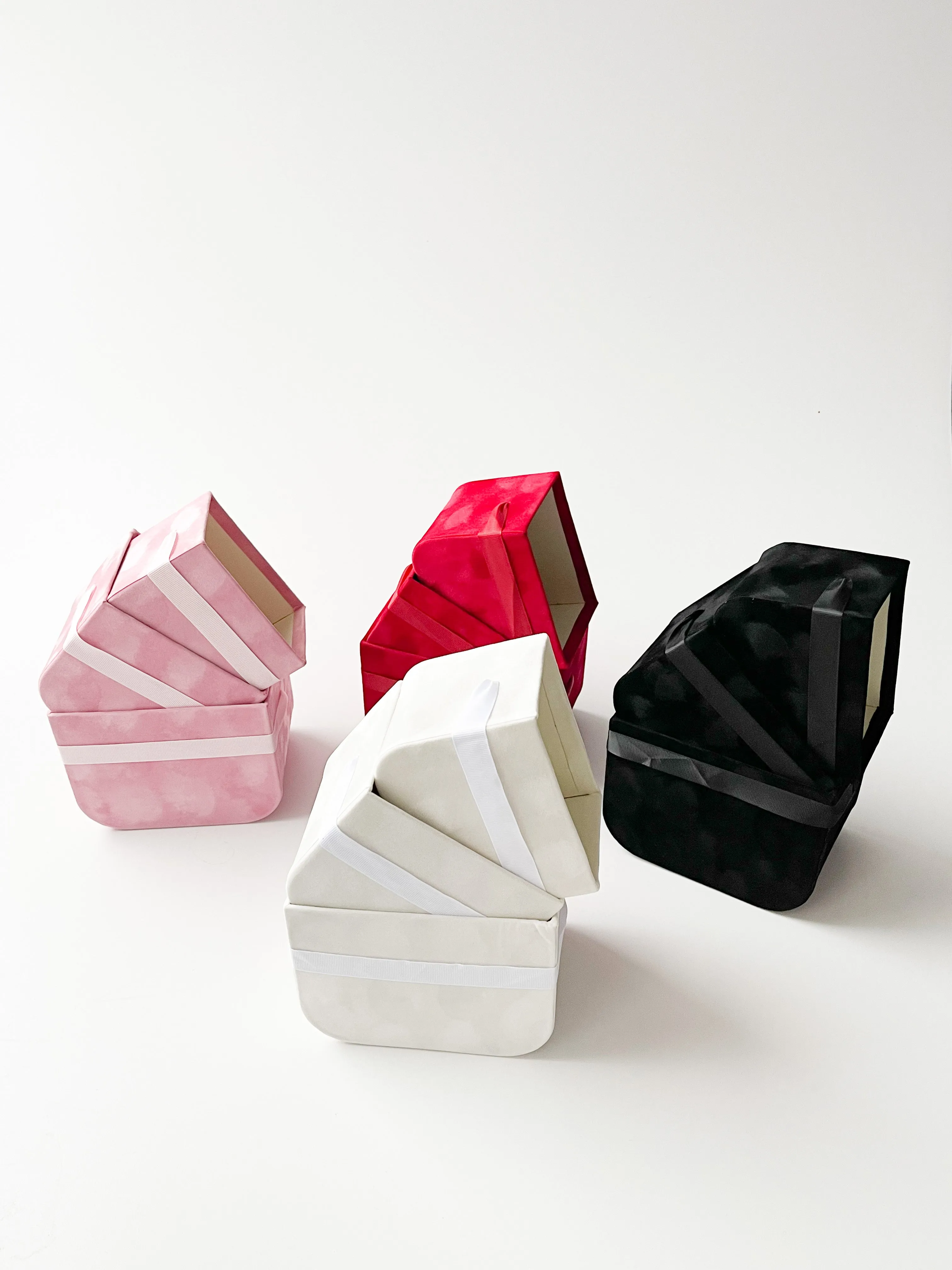 Velvet Square Box IN Variety Color and Size