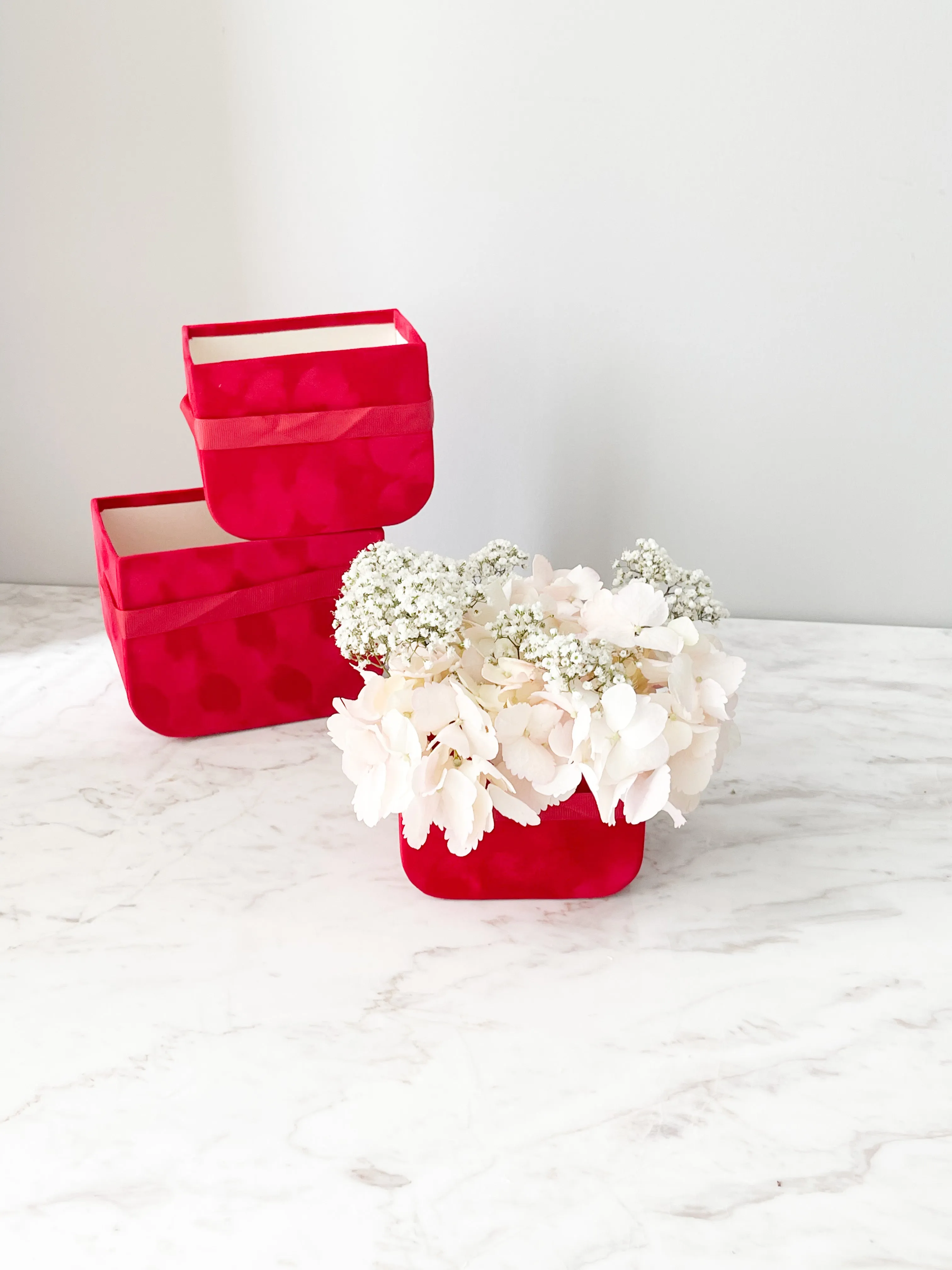 Velvet Square Box IN Variety Color and Size
