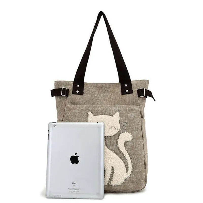 Vintage Sweet Cat Shoulder Bag