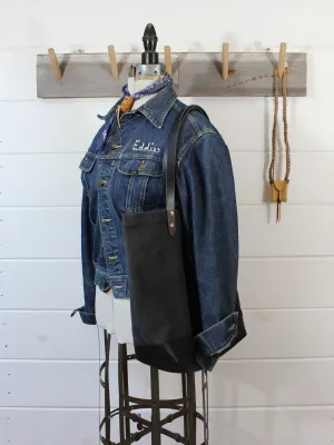 Washed Canvas  Leather Tote