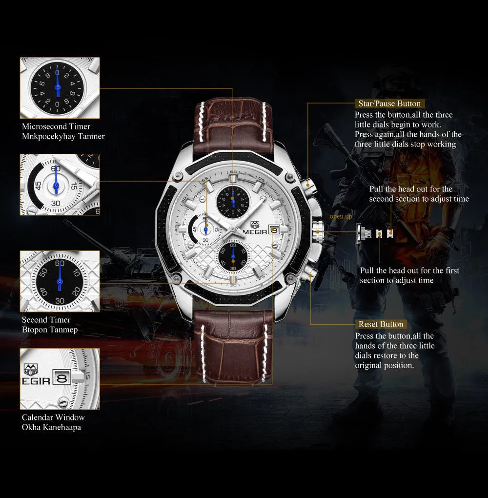 White Tie - Chronograph Watch