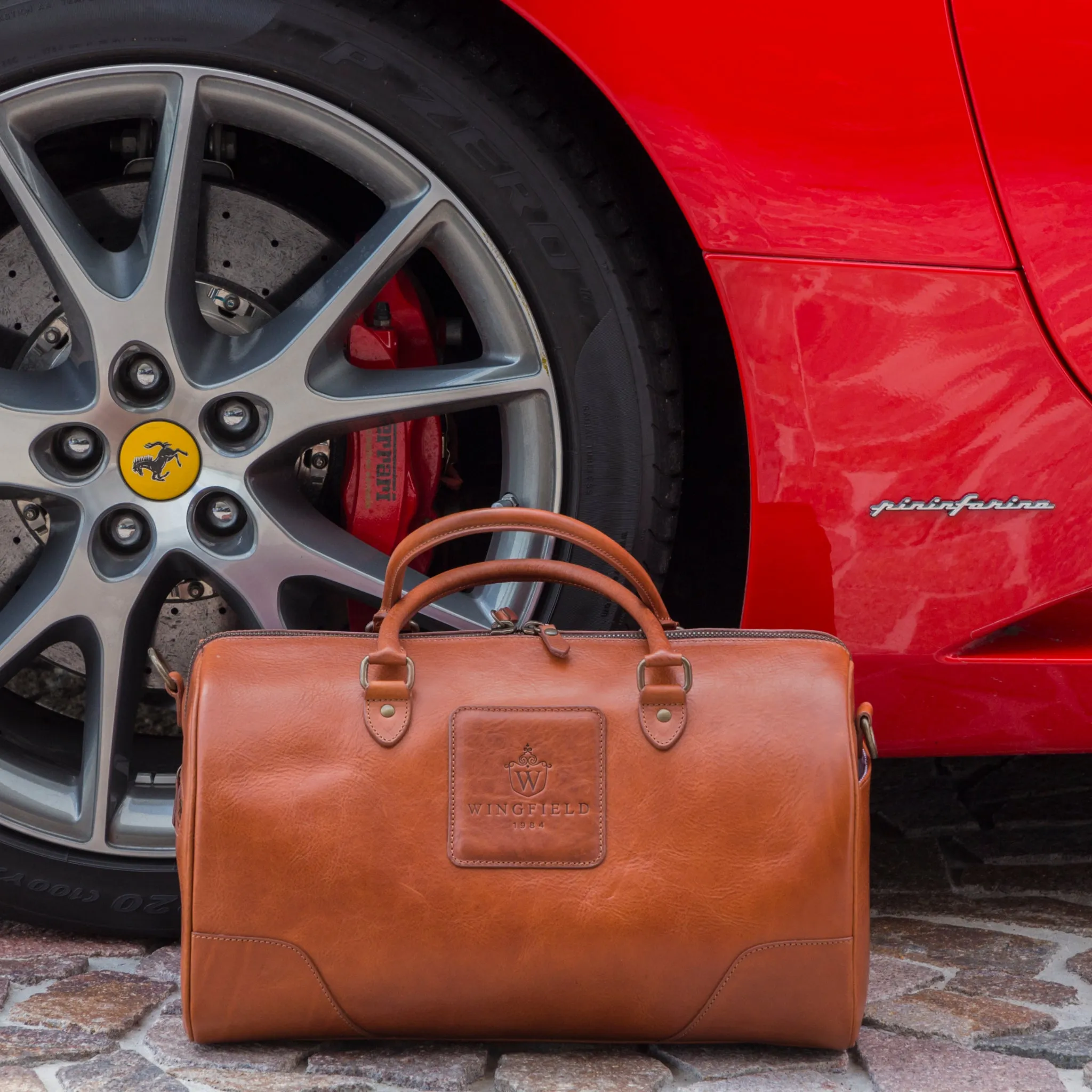 Wingfield Small Leather Duffel Bag