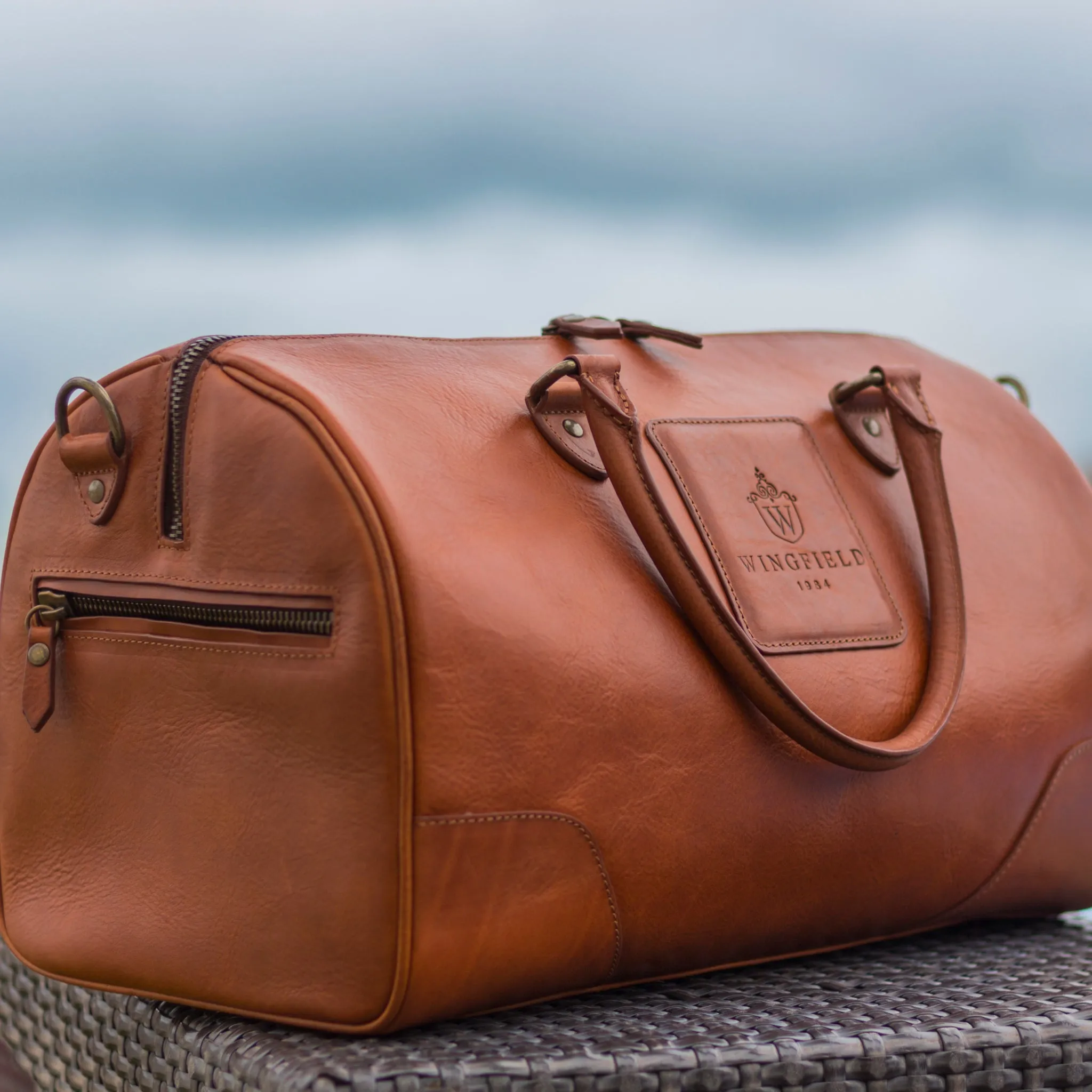 Wingfield Small Leather Duffel Bag