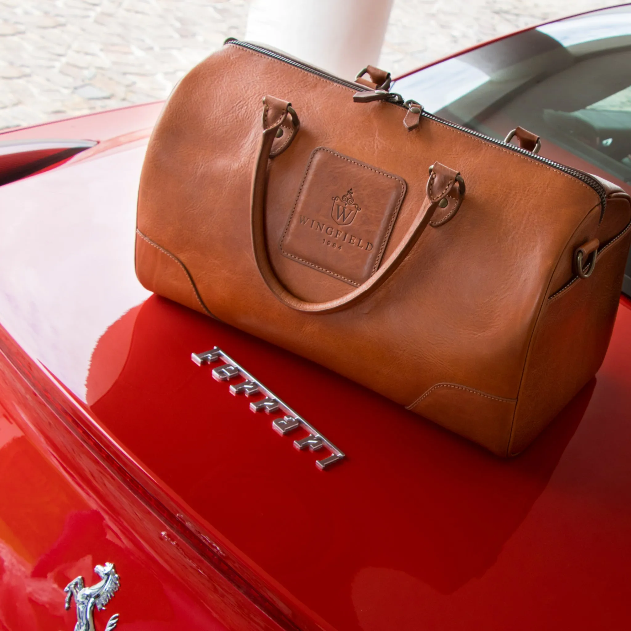 Wingfield Small Leather Duffel Bag