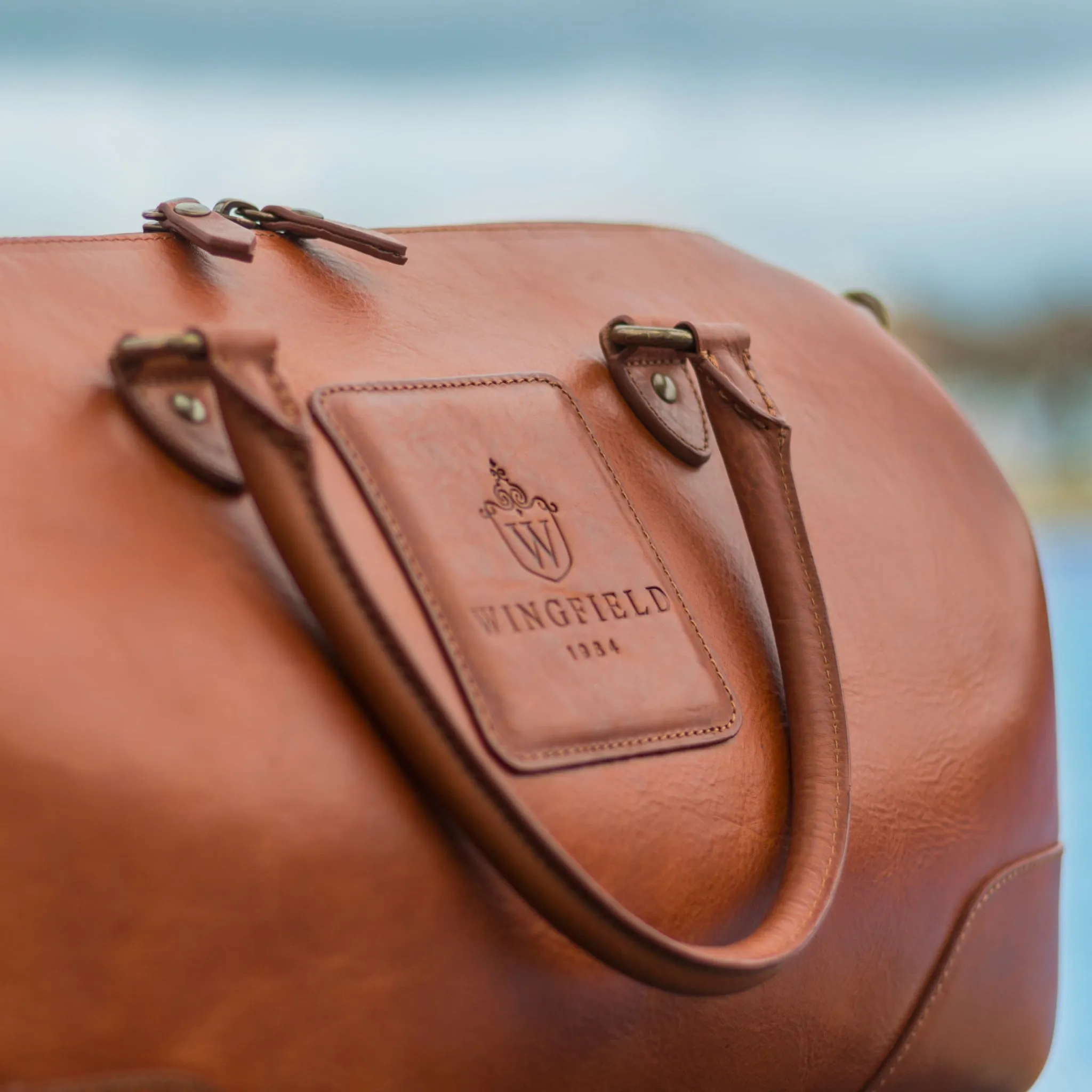 Wingfield Small Leather Duffel Bag
