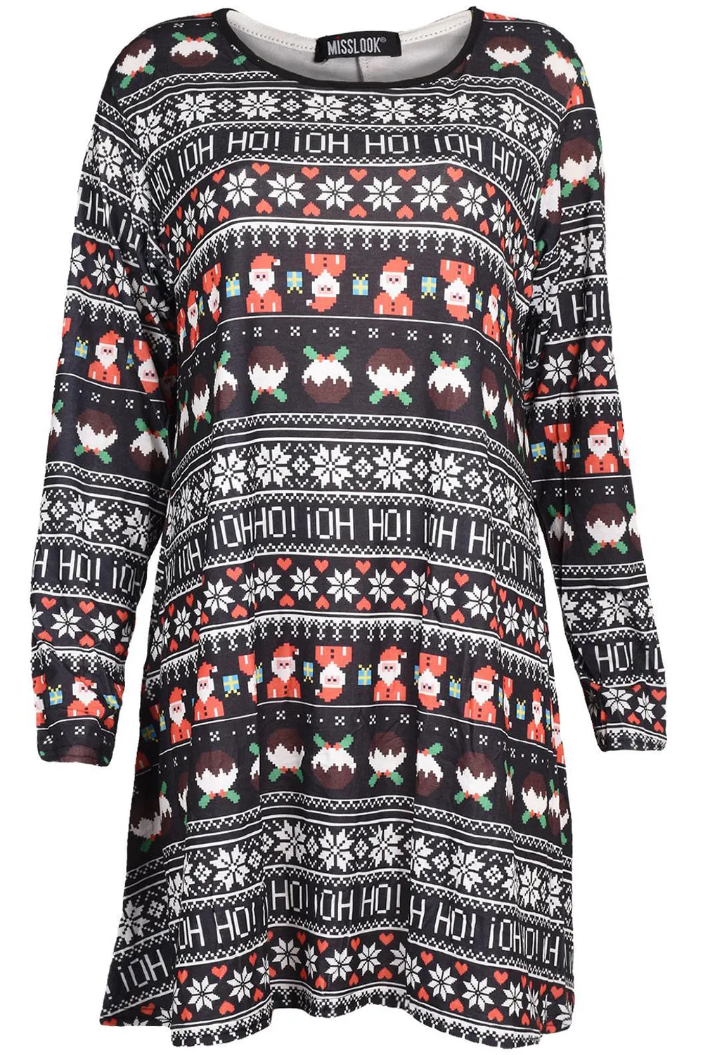 Women Mini Round Neck Party Dress