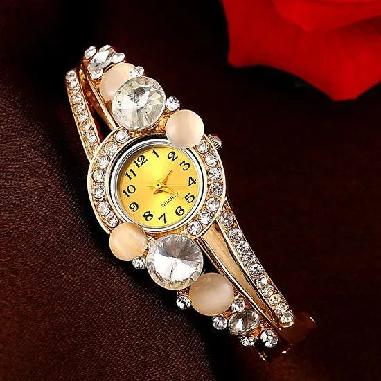 Women's Fashion Design Bling Watch In 7 Colors!