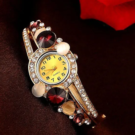 Women's Fashion Design Bling Watch In 7 Colors!