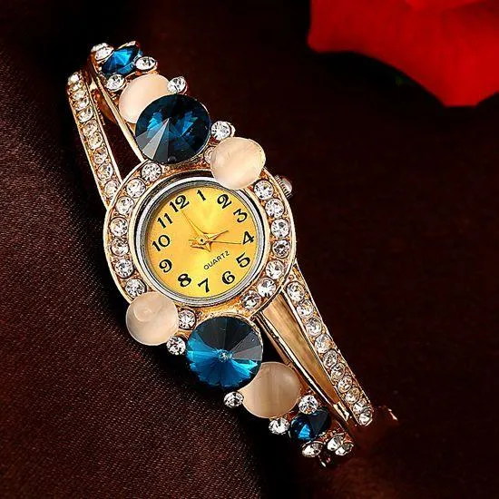 Women's Fashion Design Bling Watch In 7 Colors!