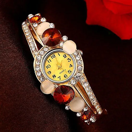 Women's Fashion Design Bling Watch In 7 Colors!