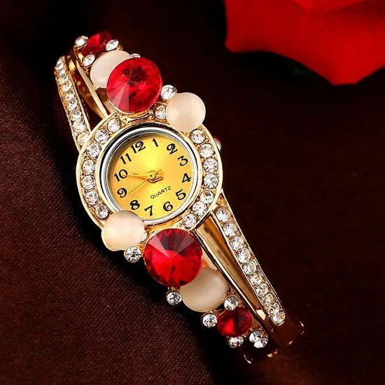 Women's Fashion Design Bling Watch In 7 Colors!