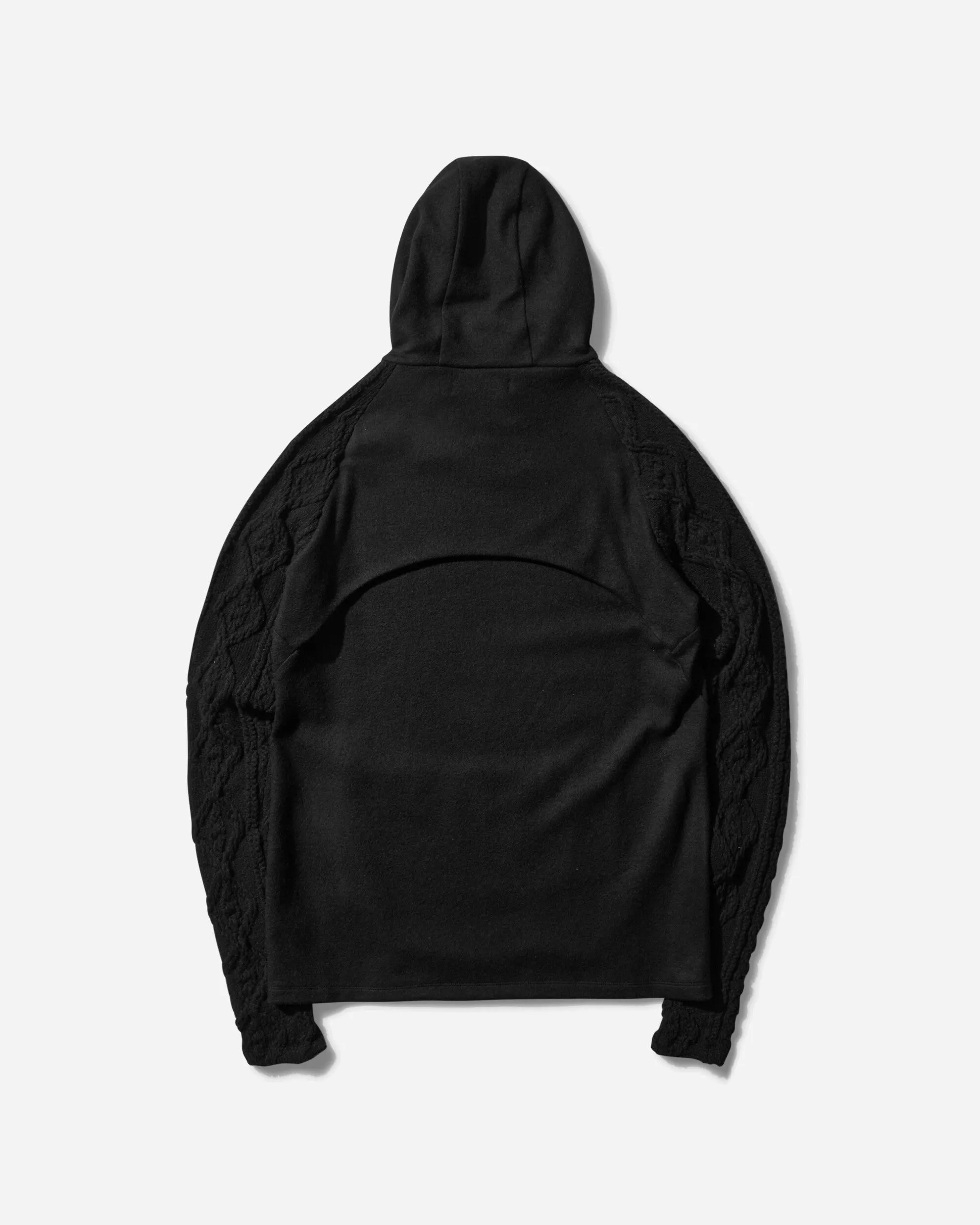 Women's Techwool Hoodie with Gloves Black