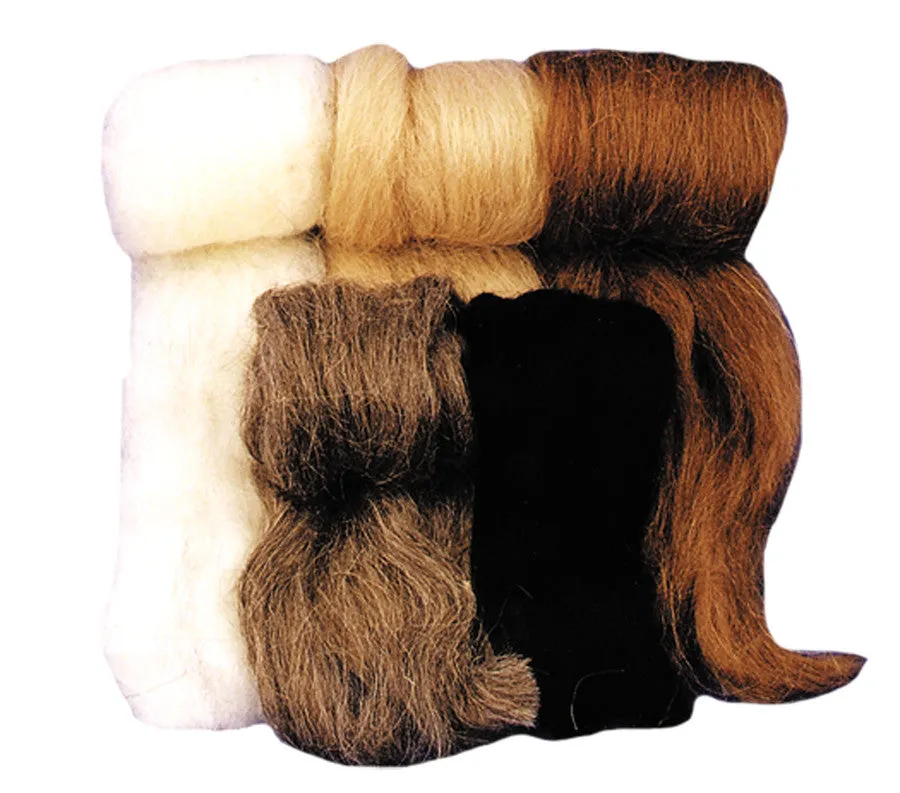 Wool Fiber Black  Costume Accessories