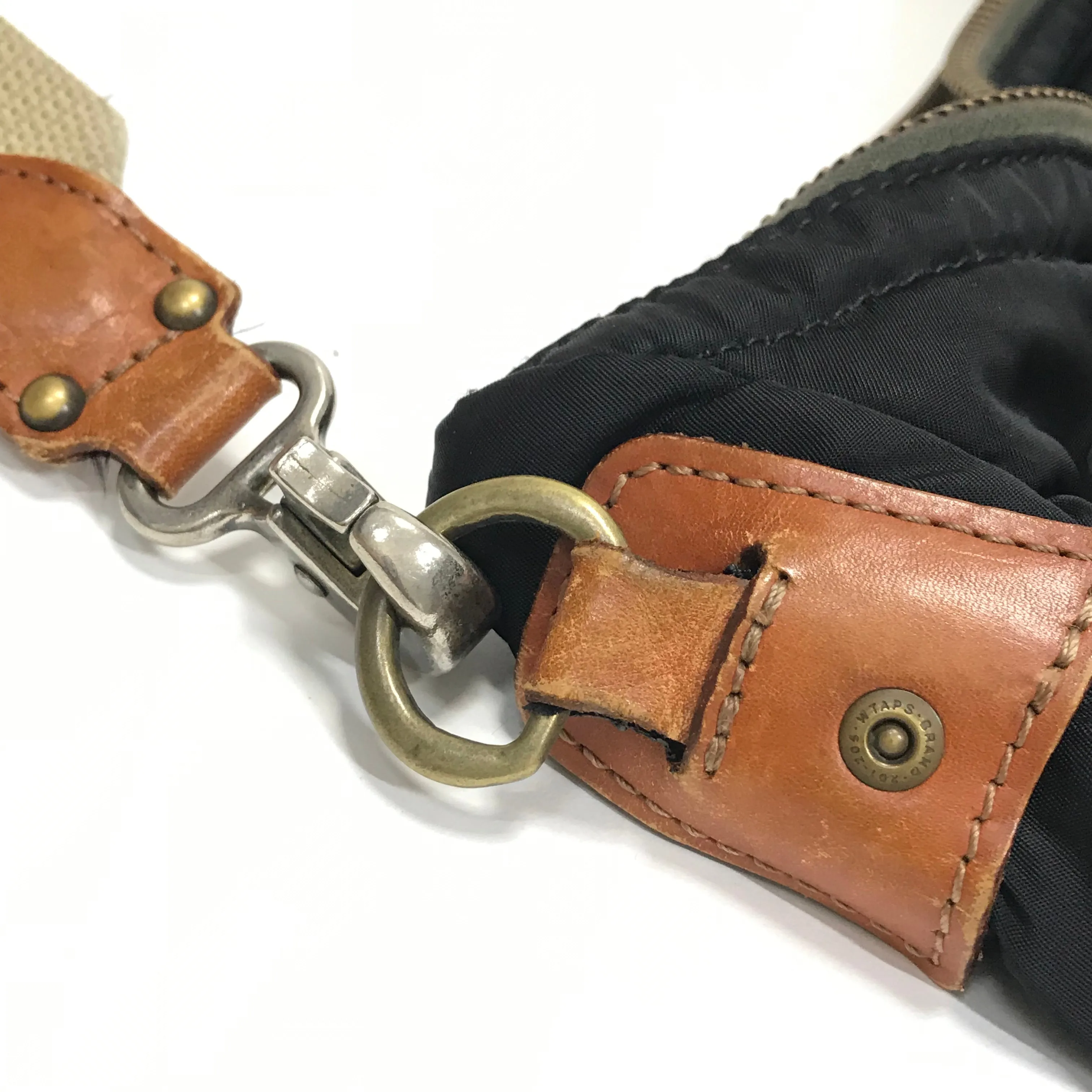 WTaps x Porter 08AW Postman Nylon / Leather Shoulder Bag
