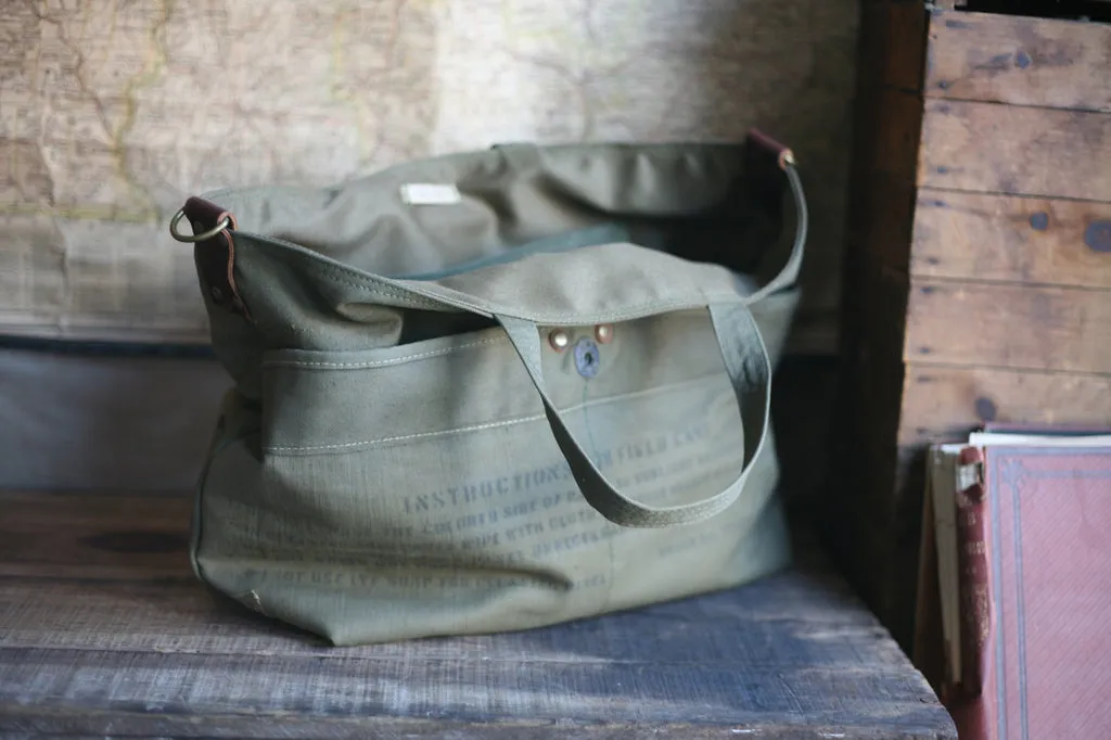 WWII era Canvas Carryall - SOLD