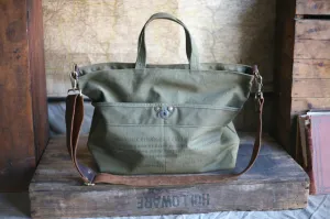 WWII era Canvas Carryall - SOLD
