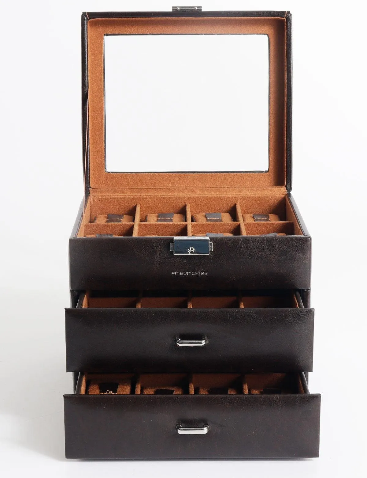 XL Friedrich23 Bond 24-seater brown 20098-3 clock box