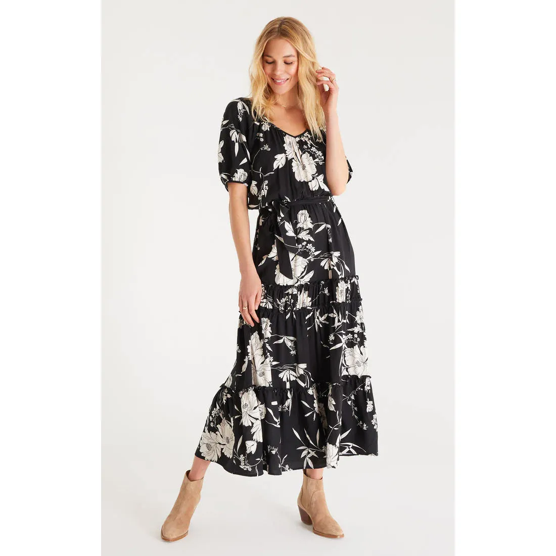 Z Supply Leah Floral Maxi Dress