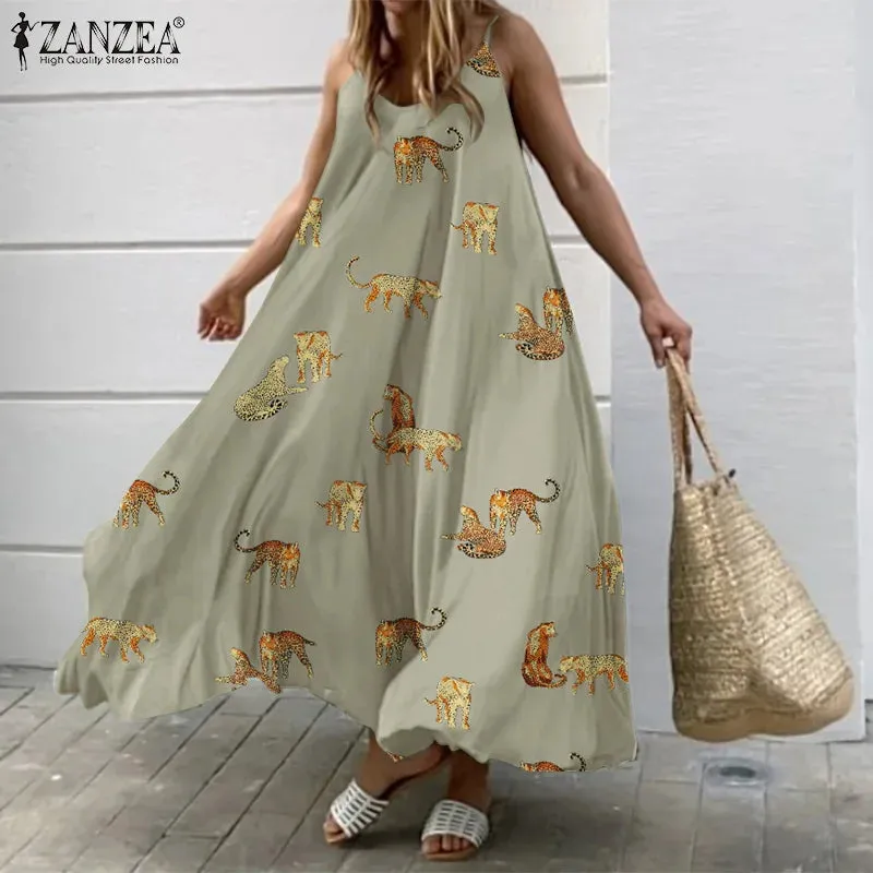 Zanzea Big Swing Holiday Beach Sundress