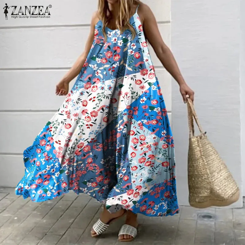 Zanzea Big Swing Holiday Beach Sundress
