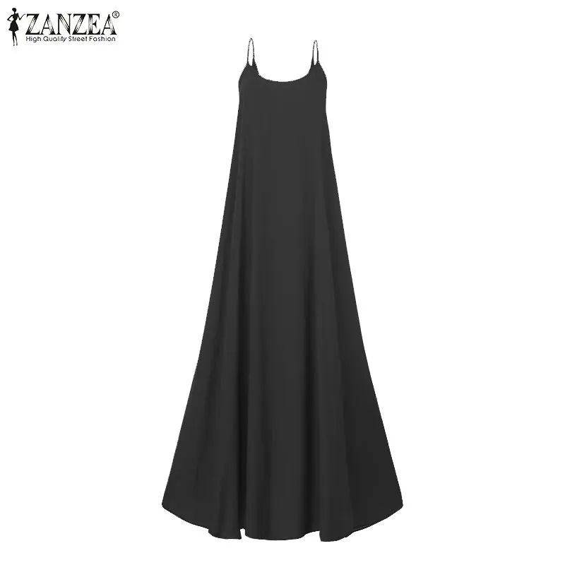 Zanzea Big Swing Holiday Beach Sundress