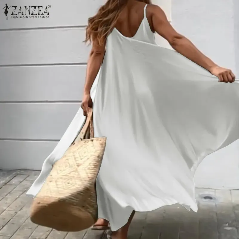 Zanzea Big Swing Holiday Beach Sundress