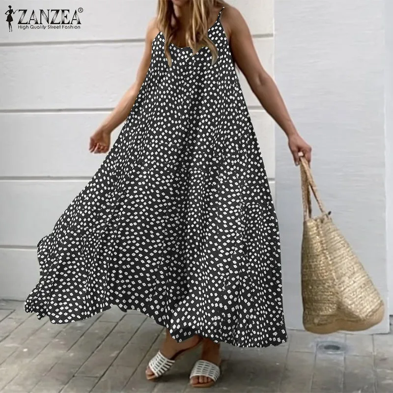 Zanzea Big Swing Holiday Beach Sundress