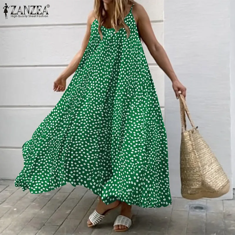 Zanzea Big Swing Holiday Beach Sundress