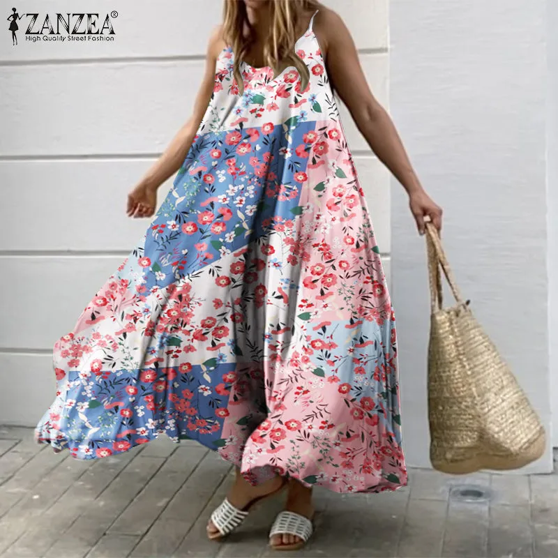 Zanzea Big Swing Holiday Beach Sundress
