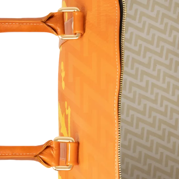 Zig-Zag 1879 Leather Duffle Bag - French Orange - Limited Edition