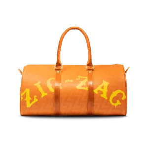 Zig-Zag 1879 Leather Duffle Bag - French Orange - Limited Edition