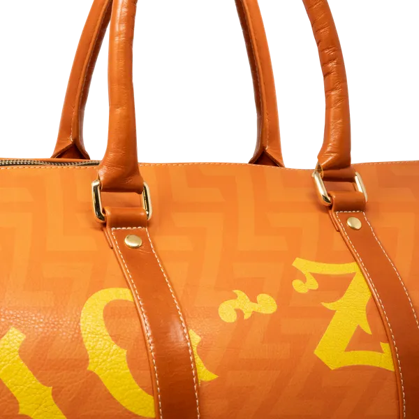 Zig-Zag 1879 Leather Duffle Bag - French Orange - Limited Edition