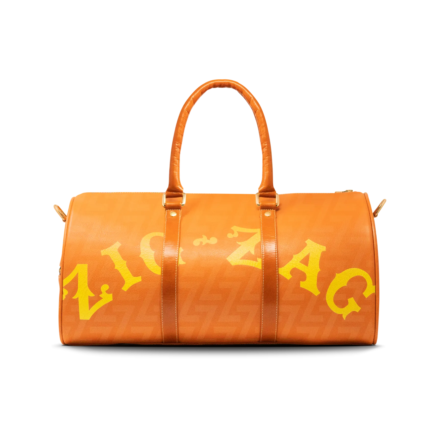 Zig-Zag 1879 Leather Duffle Bag - French Orange - Limited Edition